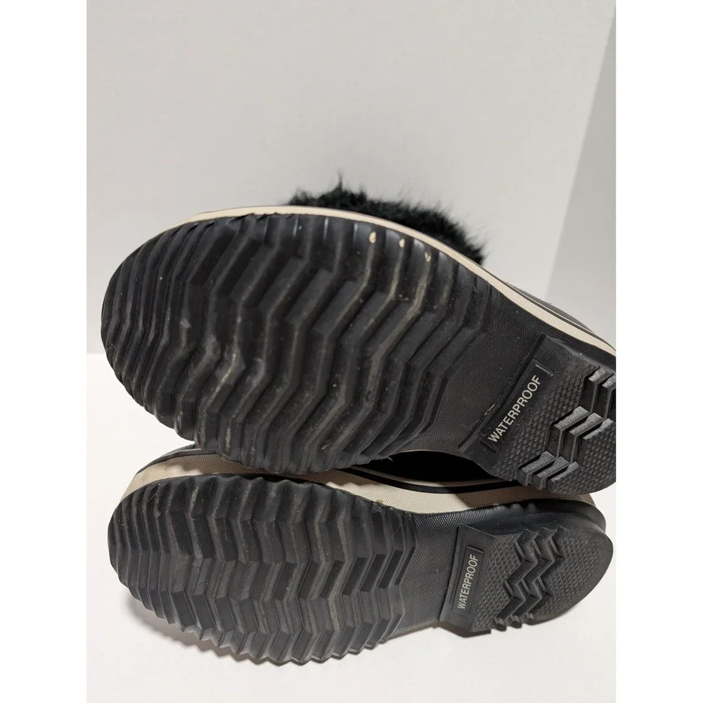 Sorel Women's Joan of Arctic Black‎ Waterproof Winter Snow Duck Boots Size 5